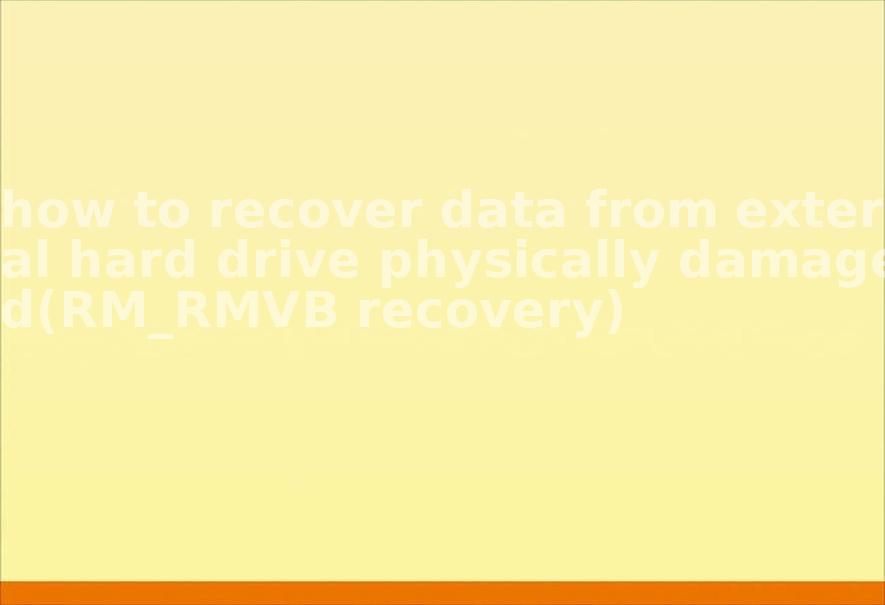 how to recover data from external hard drive physically damaged(RM_RMVB recovery)1